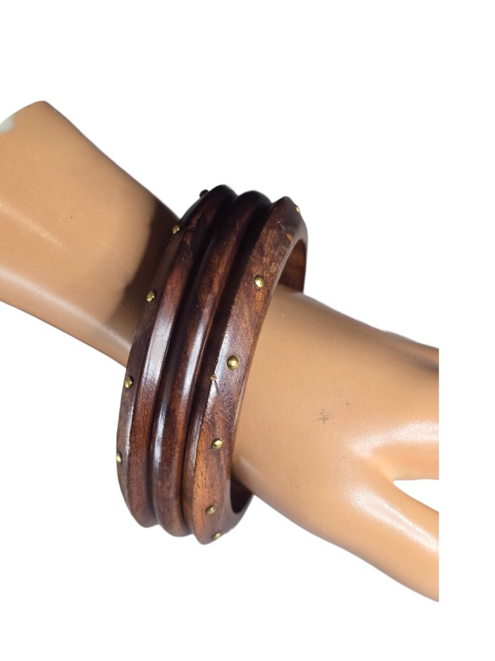 Stephan & Co Women's Trendy Wood Bangle Bracelet NW0T